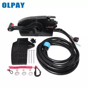 881170A13 Блок дистанционного управления с боковым креплением и 14-контактным кабелем 15FT для подвесного двигателя Mercury China чёрный