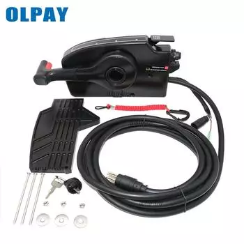 881170A3 Блок дистанционного управления подвесным двигателем дроссельной заслонки для 8-контактного крепления Mercury с правой стороны чёрный