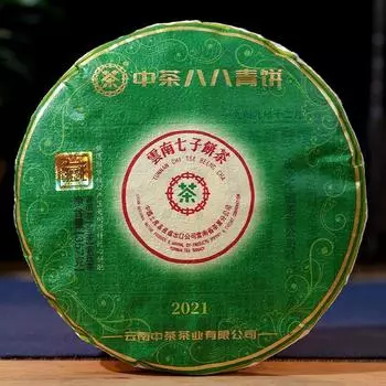 88 Green Cake Banzhang Big Tree ChinaTea Pu er 2021 Чай Пуэр Raw Tea 357г