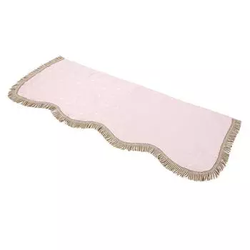88 Key Piano Dust Proof Cloth Golden Velvet Keyboard Protective Cover with Tassel DecorationPink розовый