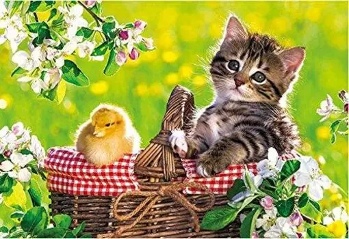 88 Piece Jigsaw Puzzle Picnic with Piyo Challenge [New Puzzle] (26x38cm)