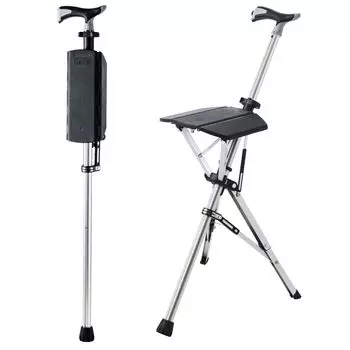 88 см трость 2 года трость монопод трость подарок для штатива спортивный стул Tada трость [стул Ta-Da] стул, гарантия, стул, стул, трость, трость, стул, чёрный