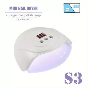 88 Вт УФ-светодиодная лампа для сушки ногтей, машина для отверждения всех гель-лаков для ногтей, 24 шт., светодиодная лампа для маникюра, USB-разъем, автоматический датчик