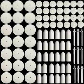 88 x Войлочные полировальные круги для полировки шерстью Набор колес для аксессуаров для шлифовальной машины Dremel