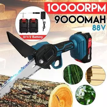 88VF 3000 Вт 6-дюймовая мини-электрическая пила, бензопила, садовая лесозаготовительная пила, деревообрабатывающие инструменты, фрезы по дереву для Makiita, аккумулятор 18 В Only machine