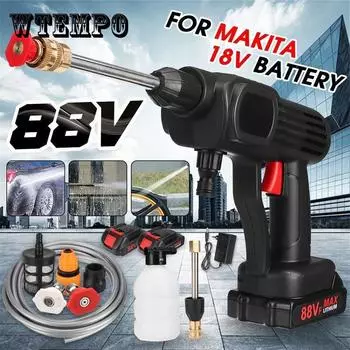 88VF Беспроводная мойка высокого давления Портативная ручная автомойка с аккумулятором 1/2 With 1 Batteries