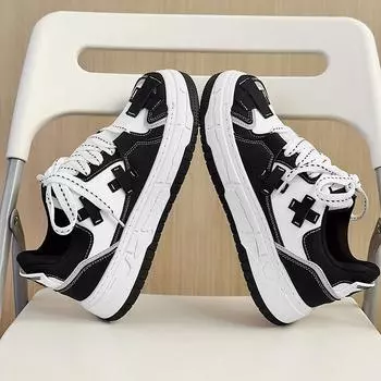 8902 нишевый дизайн версия Дарта Вейдера хлебные туфли повседневные новые национальные брендовые туфли для пап обувь для скейтбординга 39 чёрный