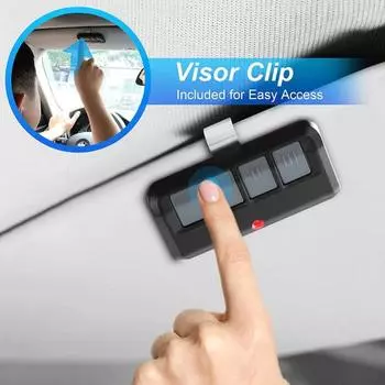 893MAX Пульт дистанционного управления устройством открывания гаражных ворот для Liftmaster/Chamberlain/для Sears Craftsman Многоканальный 3-кнопочный дизайн Security 2.0 Rolling Code 1pc