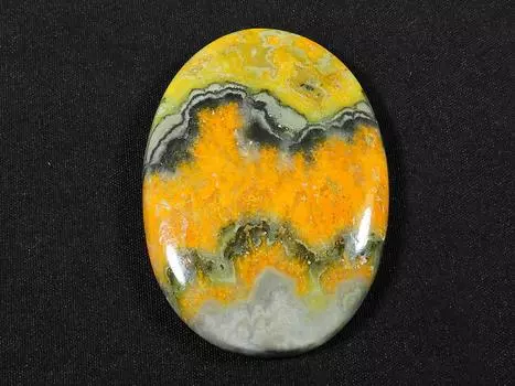 89Cts. Натуральный яшма шмеля овальный винтажный ювелирный драгоценный камень 33X47X06 мм SK-978