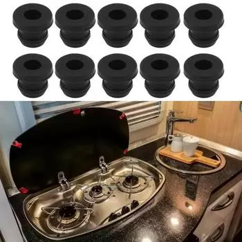 8/10/12 шт. резиновые ножки для газовой плиты, нескользящие, износостойкие, легко устанавливаемые резиновые ножки для держателей кастрюль 8pcs чёрный