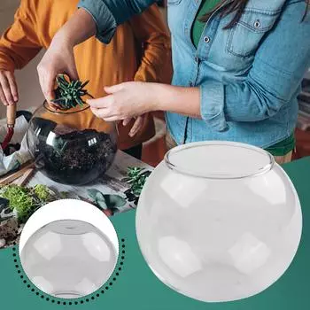 8/10/12 см 1 шт. микро ландшафтная стеклянная ваза суккулентное растение террариум контейнер цветочные горшки ландшафтная ваза