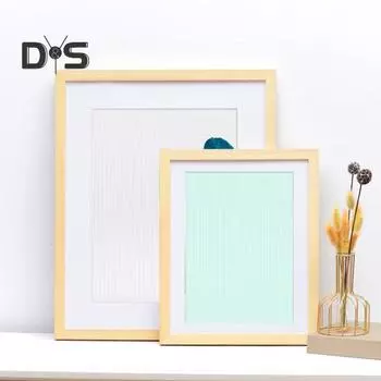 8/10-дюймовая деревянная рамка для плаката, стекло высокой четкости, горизонтальная, вертикальная, галерея современного искусства, стена гостиной, детская живопись, фотокартина, художественное произведение 8Inch 1pc