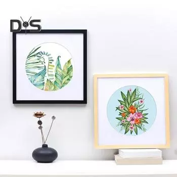 8/10-дюймовая деревянная рамка для плаката, стекло высокой четкости, горизонтальная, вертикальная, галерея современного искусства, стена гостиной, детская живопись, фотокартина, художественное произведение 8Inch 1pc