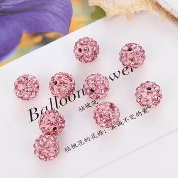 8 10 мм 5/10 шт. мягкий акриловый алмазный шар и восковой шар диско круглый шар хрустальные бусины свободные бусины для изготовления ювелирных изделий ручные аксессуары 10mm 5Pcs чёрный