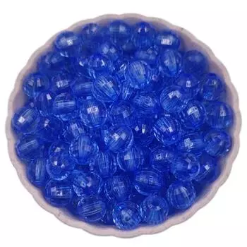 8/10 мм DIY ремесла режущая поверхность свободные бусины круглый шар акриловое ожерелье браслет кулон для изготовления ювелирных изделий бусины 8mm синий