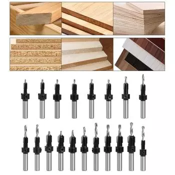 8/10 мм круглое сверло с зенковкой, фреза из быстрорежущей стали, инструмент для сверления отверстий по металлу, деревообрабатывающий сверлильный инструмент 1