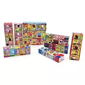 8/10Pcs Miniature Dollhouse Simulation 5 Row Drink Box Supermarket Store Food Mini Drink Box For Doll Accessories Toy