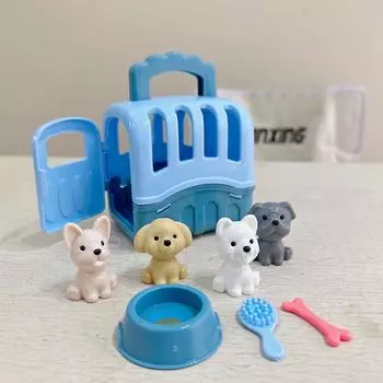 8/11 шт. рождественские украшения своими руками подарки милая корзина для собак семейные игрушки кошачье гнездо набор реквизит сценические игровые игрушки