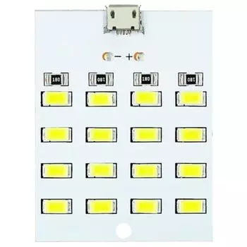 8/12/16/20 Бусины белые 5730 SMD Light Белый Mirco USB 5730 Светодиодная панель освещения DE 8 Bit