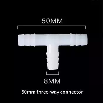 8/12/16/мм угловые соединители фитинги для аквариума пластиковый трехходовой конвертер головка трубы прямой редуктор мягкий трубчатый адаптер as the picture