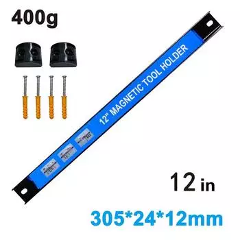 8,12,18,24-дюймовый магнитный держатель для инструментов, сверхпрочная планка для инструментов, экономящая место металлическая стойка-органайзер, инструмент для мастерской, гаража, дома A2