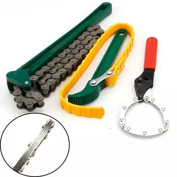 8/12-дюймовый регулируемый ключ для манжеты ремня, масляного фильтра, инструменты для снятия, инструменты для ремонта грузовиков цепного типа, тяжелый гаечный ключ