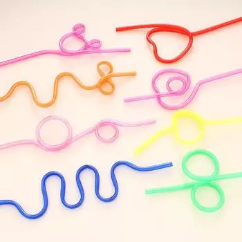 8/12 шт. мультяшные животные, мыши, тыквы, трубочки для любви, многоразовые пластиковые трубочки, тематические вечеринки, детский день рождения, свадебный декор