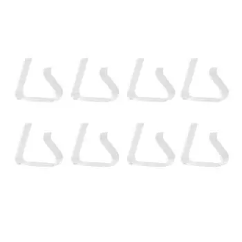 8/12 шт. Прозрачные зажимы для скатерти Мини-размер Нескользящие Широко используемые Прозрачные держатели для скатерти Зажимы для покрытия стола S 8pcs