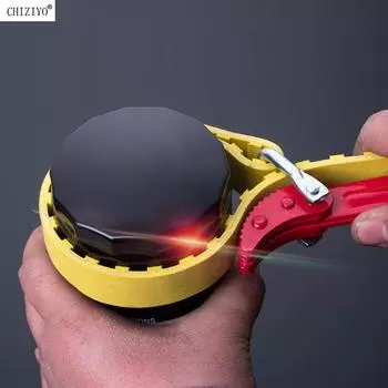 8 12 Strap Wrench Flexible Non-slip Adjustable Rubber Strap Multi Tool Wrench Oil Filter Spanner Plumbing Tool