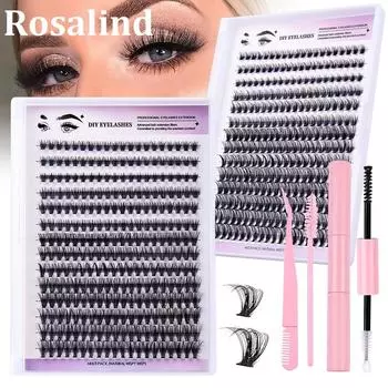 8-16 мм 30P D Curl Lashes False Eyelashes Makeup Tools Natural Long Thick Volume Eyelashes Beauty Fluffy Eyelashes