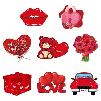 8/16 шт. Карточки-леденцы на День святого Валентина, креативные сделай сам, упаковка конфет, открытки, валентинка, украшение на свадьбу, валентинка A1