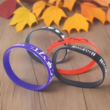 8/16 шт. Силиконовый браслет на Хэллоуин для вечеринки «Сладость или гадость» 2set