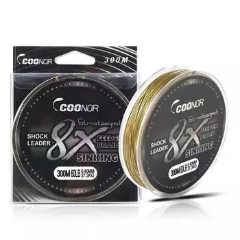 8+1 Braide Line Плетеная рыболовная леска Тонущая рыболовная леска 300м PE рыболовная леска 60LB