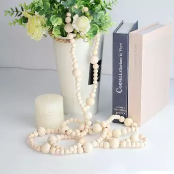 8-20 мм деревянные бусины для украшения дома, натуральный цвет дерева, изготовление ювелирных изделий, аксессуары «сделай сам», браслет ручной работы, круглый 18mm