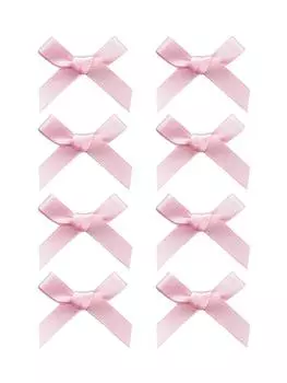 8/20pcs Ballet Style White Butterfly Hair Clips Women Mini Ribbon Bow Accessories Sweet Lovely Hairpin Girls Fringe Side Clips