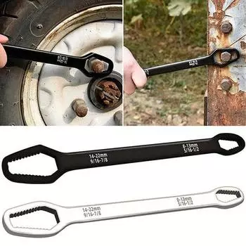 8-22 мм 22 см Универсальный гаечный ключ Torx Двусторонний гаечный ключ Torx Самозатягивающийся Регулируемый ключ для очков Ручной инструмент