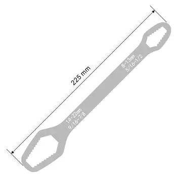 8-22 мм универсальный гаечный ключ Torx с двойной головкой, самозатягивающийся регулируемый ключ для очков, гаечный ключ Torx, ручные инструменты для ремонта B2