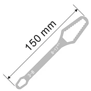 8-22 мм универсальный гаечный ключ Torx с двойной головкой, самозатягивающийся регулируемый ключ для очков, гаечный ключ Torx, ручные инструменты для ремонта