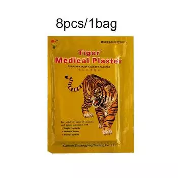 8/24/40/80 шт тигровый бальзам обезболивающий пластырь для суставов тела ревматоидный обезболивающий пластырь, медицинская наклейка на растяжение связок мышц 1bag/8Pcs