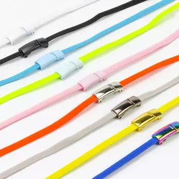 № 8, 2 шт., матовые металлические шнурки с магнитной пряжкой, шнурки с магнитным замком, 28 цветов, аксессуары для обуви, комплекты кроссовок AF1, металлические шнурки с пряжкой Red brown