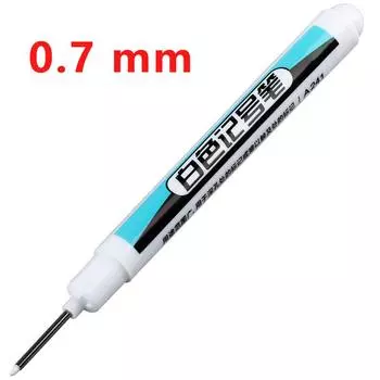 8/4/1 шт. Набор белых перманентных ручек для дерева, камня, пластика, кожи, стекла, камня, металла, холста, керамики, маркер для глубоких отверстий 0,7 мм/1,0 мм/2,5 мм 1PCS