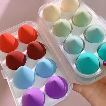 8/4 шт. мягкая губка для макияжа, сухая и влажная косметическая пуховка, тональный крем, консилер, блендер для макияжа, красота, инструмент для макияжа, аксессуары