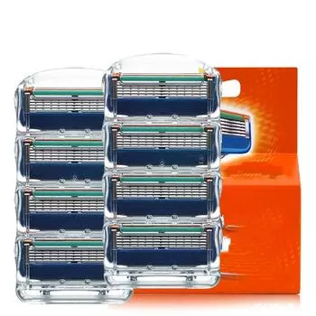 8/4 шт. сменных лезвий для безопасного бритья вручную для Gillettee Fusione 5 4PCS