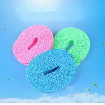 8/5/3 м портативные противоскользящие и ветрозащитные бельевые веревки для сушки белья на открытом воздухе для путешествий во дворе экономят место для хранения 3m зелёный