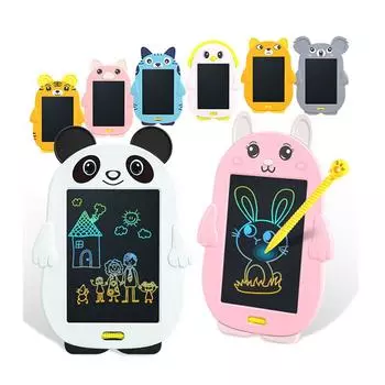 8,5-дюймовая мультяшная электронная доска для рисования с ЖК-экраном, планшет для письма, цифровой графический блокнот для письма, игрушки для детей L20