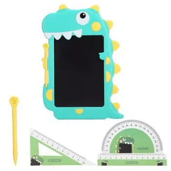 8,5-дюймовая ЖК-доска для письма, интеллектуальный графический планшет, обучающий образовательный инструмент для детей, зеленый с желтым Green with Yellow