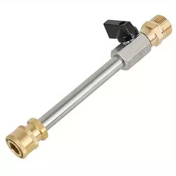 8,5-дюймовый пистолет с шаровым клапаном для мойки высокого давления с быстроразъемным соединением 1/4 дюйма для шланга мойки высокого давления M22-14 мм, клапанная насадка 2200 фунтов на кв. дюйм