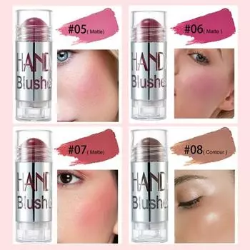 8,5 г Практичные румяна для лица с естественным эффектом, высокоэффективные 8 цветов, бронзовый контурный макияж лица для красоты #04