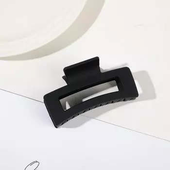 8,5 см Матовый пластиковый зажим-краб для волос для женщин Заколки для волос однотонные Заколки-крабы Модные аксессуары для волос