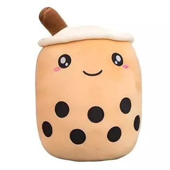 8,66 дюйма Boba Plushie Kawaii Bubble Tea, плюшевая игрушка, мягкая плюшевая игрушка, милая еда, чай с молоком, мягкая подушка для объятий, день рождения, Рождество зелёный